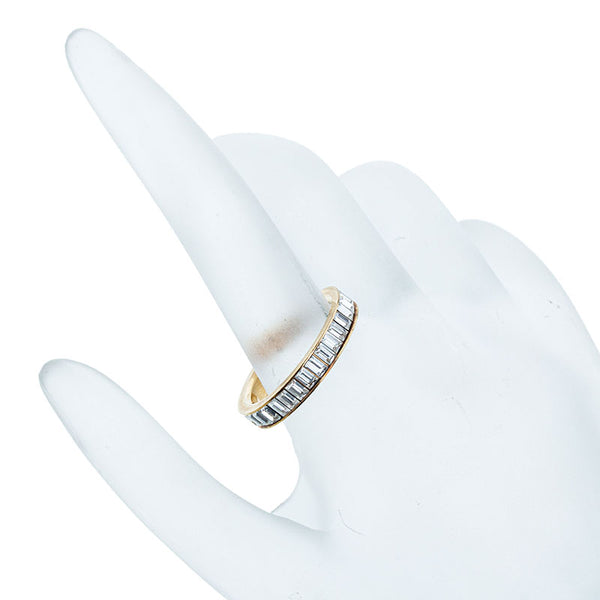 スワロフスキー リング 指輪 ゴールド メッキ レディース SWAROVSKI 【中古】