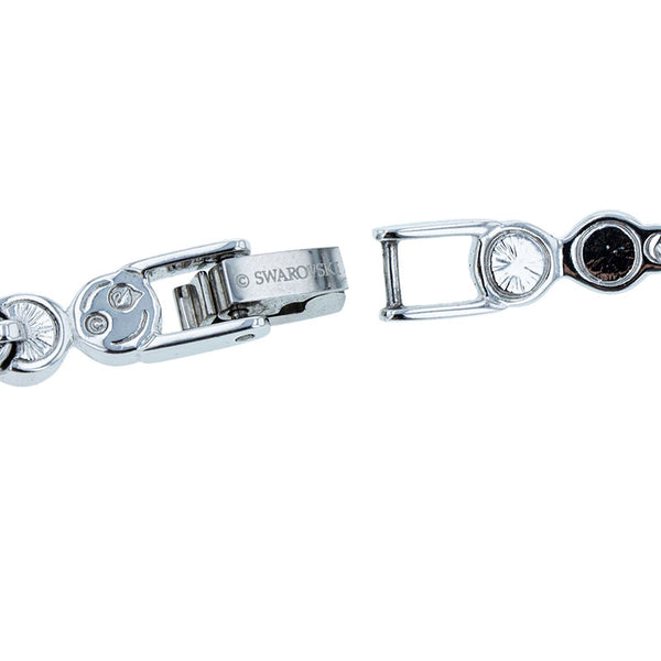 スワロフスキー ストーン ブレスレット シルバー メタル レディース SWAROVSKI 【中古】
