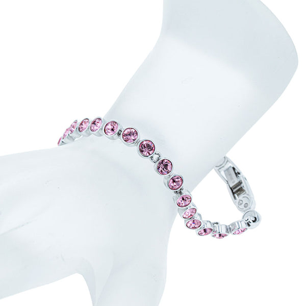 スワロフスキー ストーン ブレスレット シルバー メタル レディース SWAROVSKI 【中古】