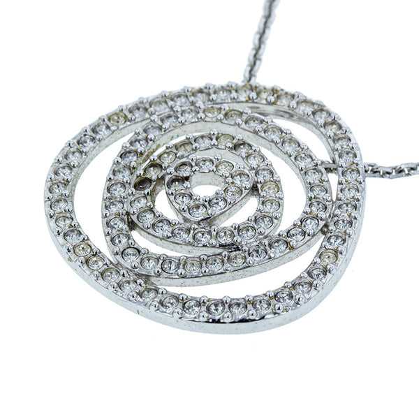 スワロフスキー シルバー メタル ネックレス レディース SWAROVSKI 【中古】