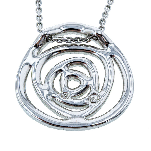 スワロフスキー シルバー メタル ネックレス レディース SWAROVSKI 【中古】