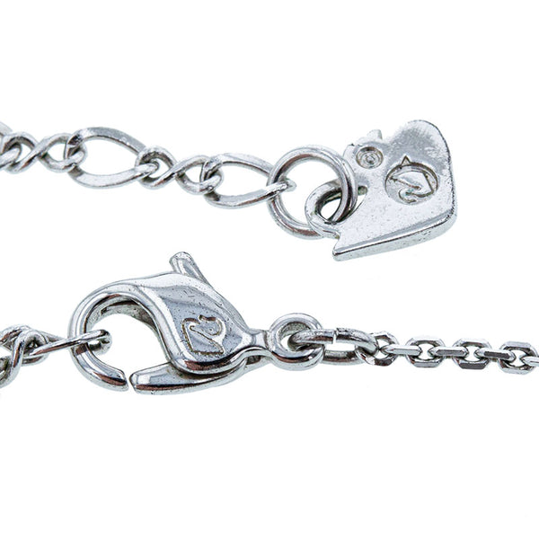 スワロフスキー シルバー メタル ネックレス レディース SWAROVSKI 【中古】