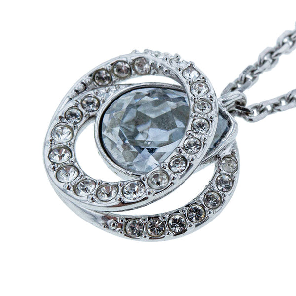 スワロフスキー シルバー メタル ネックレス レディース SWAROVSKI 【中古】