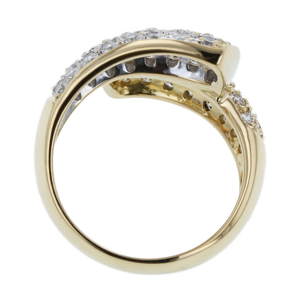 K18YG イエローゴールド ダイヤ1.33ct リング 指輪 レディース 11.5号 【中古】