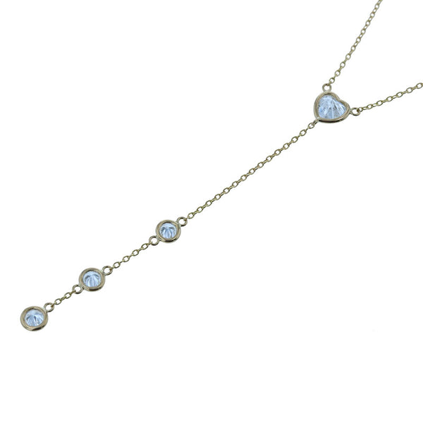 K18YG イエローゴールド ダイヤ0.70ct ハートモチーフ ネックレス レディース 【中古】