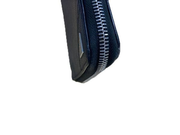 プラダ 2ML317 ブラック レザー ラウンドファスナー長財布 メンズ PRADA 【中古】