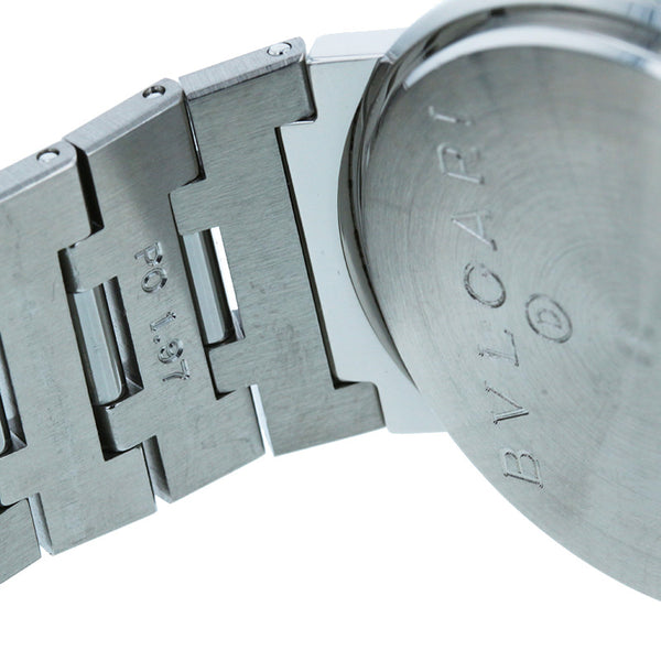 ブルガリ ブルガリブルガリ BB33SS シルバー ステンレススチール 腕時計 メンズ BVLGARI 自動巻き ブラック文字盤 【中古】