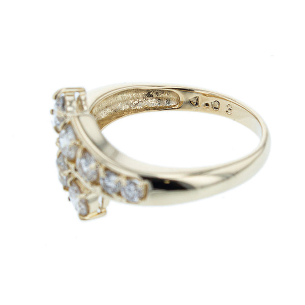 K18YG イエローゴールド ダイヤ1.03ct リング 指輪 レディース 11.5号 【中古】