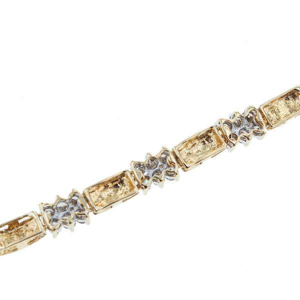 K18YG イエローゴールド ダイヤ2.71ct ブレスレット レディース 【中古】