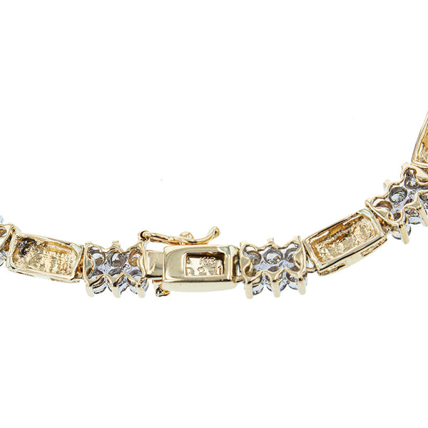 K18YG イエローゴールド ダイヤ2.71ct ブレスレット レディース 【中古】