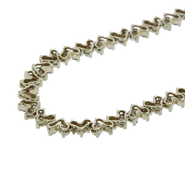 K18YG イエローゴールド ダイヤ10.00ct ネックレス レディース 【中古】