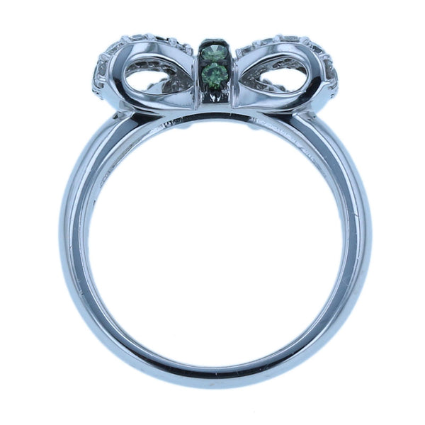 ポンテヴェキオ K18WG ホワイトゴールド ダイヤ0.32ct ダイヤ0.42ct リング 指輪 レディース Ponte Vecchio 10号 【中古】