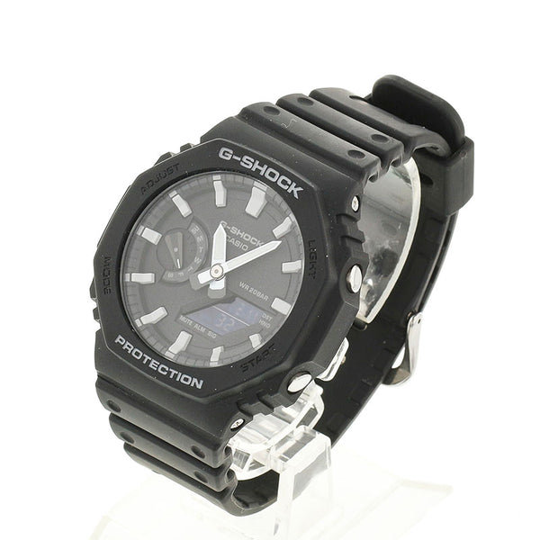 ジーショック 腕時計 5611/GA-2100 クオーツ ブラック文字盤 ラバー メンズ G-SHOCK 【中古】