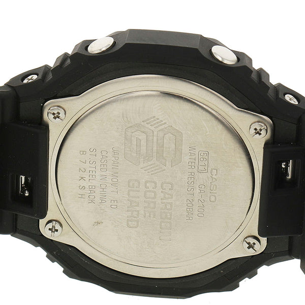 ジーショック 腕時計 5611/GA-2100 クオーツ ブラック文字盤 ラバー メンズ G-SHOCK 【中古】