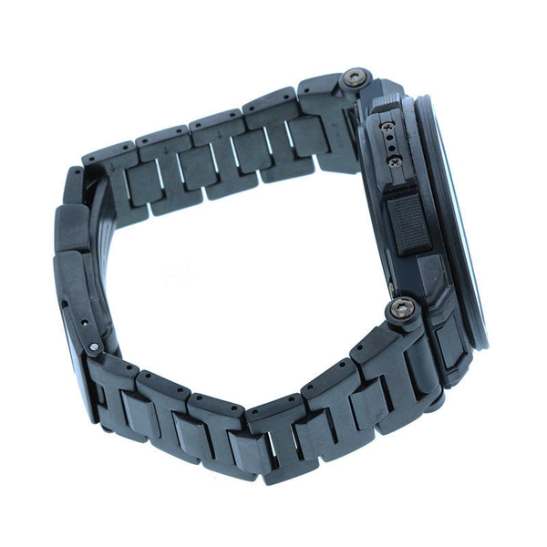 カシオ プロトレック マナスル PRX-8000YT ブラック チタン 腕時計 メンズ CASIO 電波時計 ブラック文字盤 【中古】