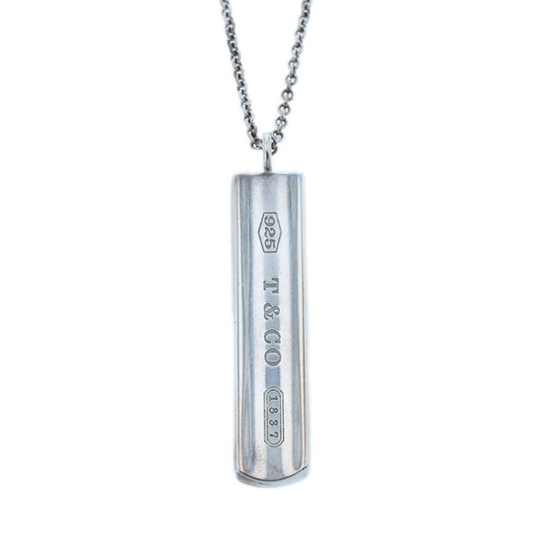 ティファニー SV925 シルバー 1837バー ネックレス レディース TIFFANY&Co. 【中古】