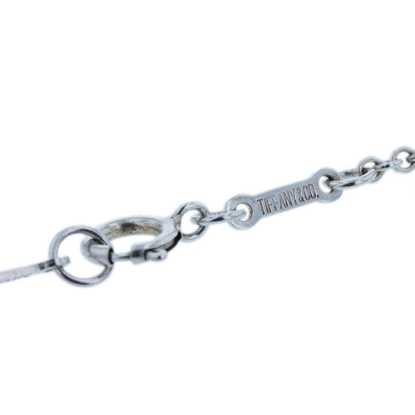 ティファニー SV925 シルバー オープンハート ネックレス レディース TIFFANY&Co. 【中古】