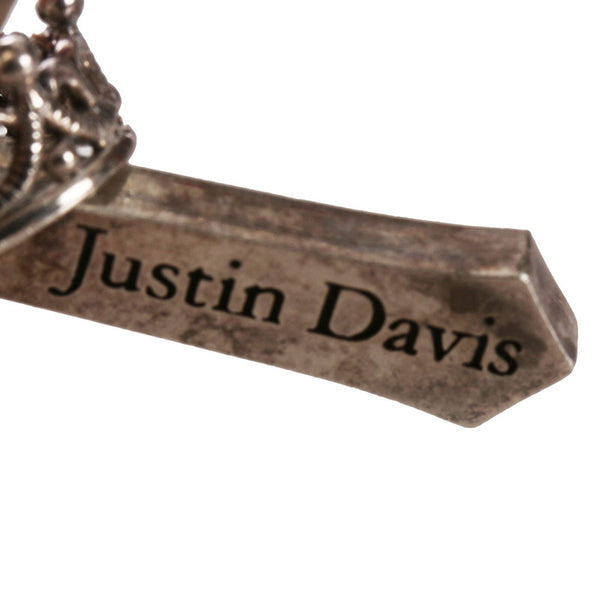 ジャスティンデイビス SV925 シルバー クロス ネックレス メンズ Justin Davis 【中古】