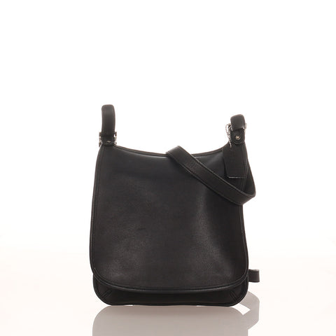 コーチ ブラック レザー ショルダーバッグ レディース COACH 【中古】