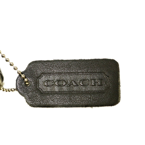 コーチ ブラック レザー ショルダーバッグ レディース COACH 【中古】