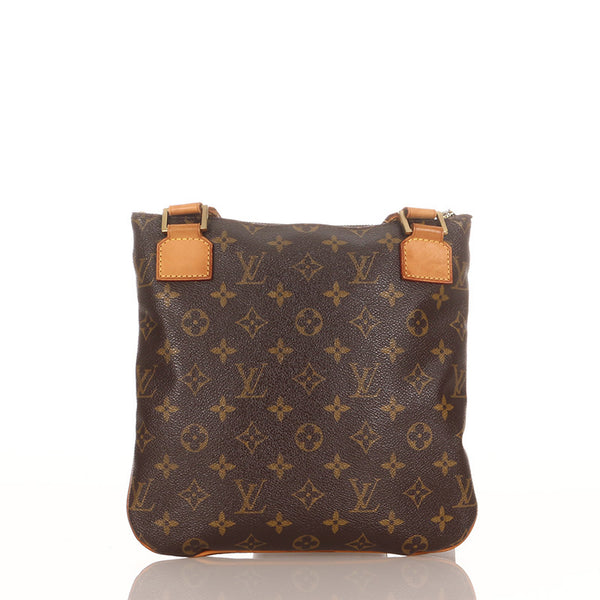 ルイ ヴィトン モノグラム ポシェットボスフォール M40044 ブラウン PVC レザー ショルダーバッグ レディース LOUIS VUITTON 【中古】