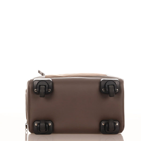 サムソナイト ブラウン ナイロン レザー キャリーバッグ レディース Samsonite 【中古】