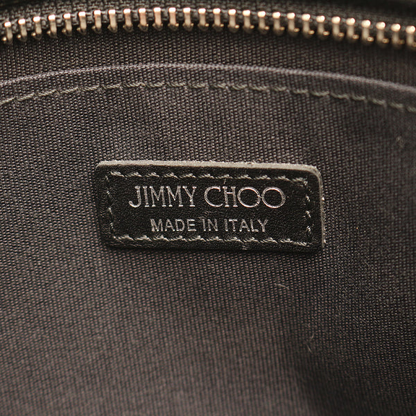 ジミーチュウ スタースタッズ クラッチバッグ ブラック レザー レディース JIMMY CHOO 【中古】