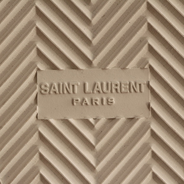 サンローラン レオパード ブラウン キャンバス スニーカー メンズ SAINT LAURENT 【中古】