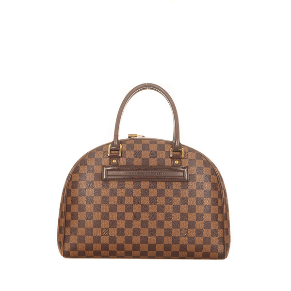 ルイ ヴィトン ダミエ ノリータ N41455 ブラウン エベヌ PVC レザー ハンドバッグ レディース LOUIS VUITTON 【中古】