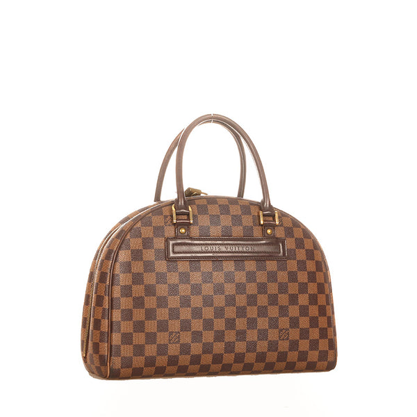 ルイ ヴィトン ダミエ ノリータ N41455 ブラウン エベヌ PVC レザー ハンドバッグ レディース LOUIS VUITTON 【中古】