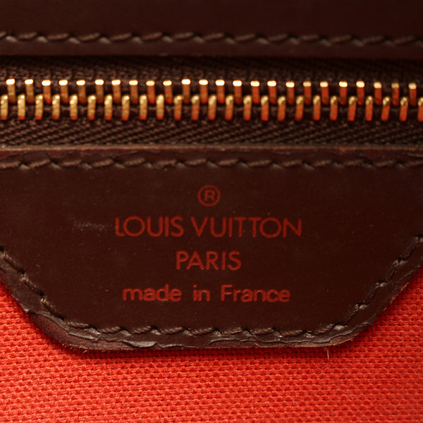 ルイ ヴィトン ダミエ ノリータ N41455 ブラウン エベヌ PVC レザー ハンドバッグ レディース LOUIS VUITTON 【中古】