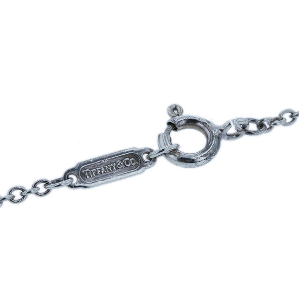 ティファニー SV925 シルバー ダブルハート ネックレス レディース TIFFANY&Co. 【中古】