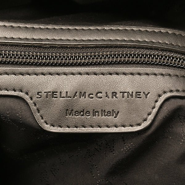 ステラマッカートニー ファラベラ ブラック ゴールド ナイロン メッキ リュック バックパック レディース Stella McCartney 【中古】