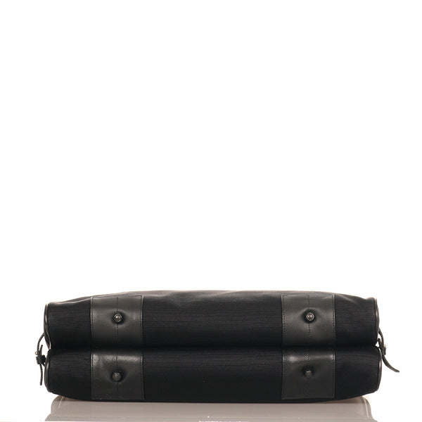 モンブラン ブラック キャンバス レザー ビジネスバッグ メンズ MONTBLANC 【中古】