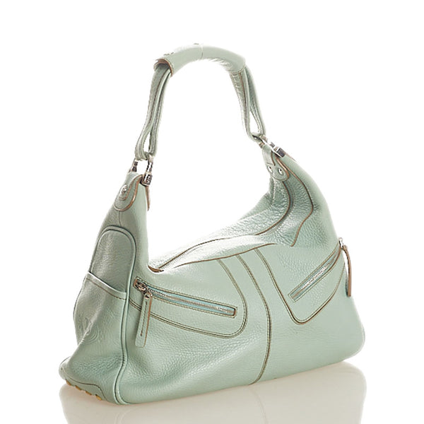 トッズ ショルダーバッグ エメラルドグリーン レザー レディース TOD’S 【中古】
