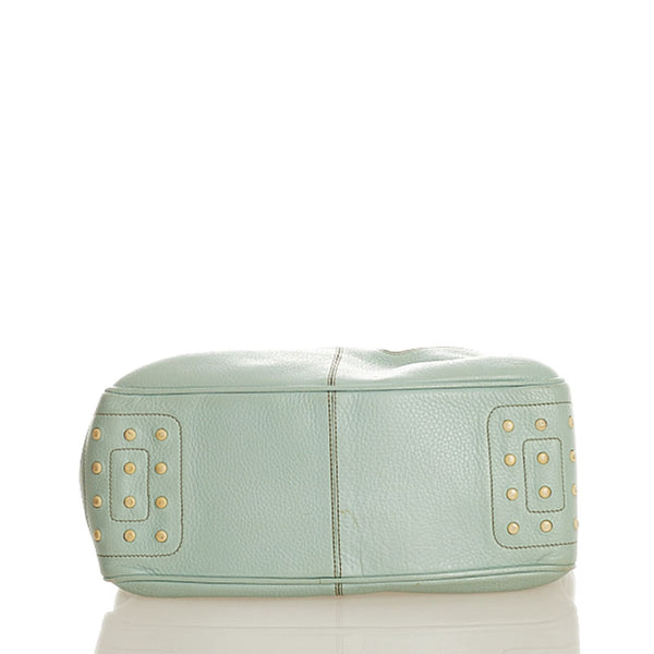 トッズ ショルダーバッグ エメラルドグリーン レザー レディース TOD’S 【中古】