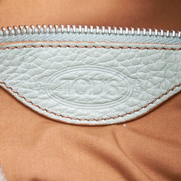 トッズ ショルダーバッグ エメラルドグリーン レザー レディース TOD’S 【中古】