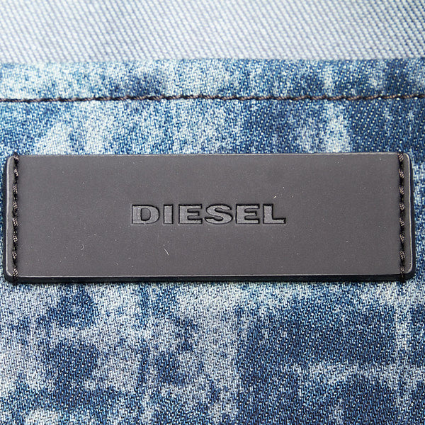 ディーゼル X05897 インディゴブルー デニム ショルダーバッグ トートバッグ メンズ DIESEL 【中古】