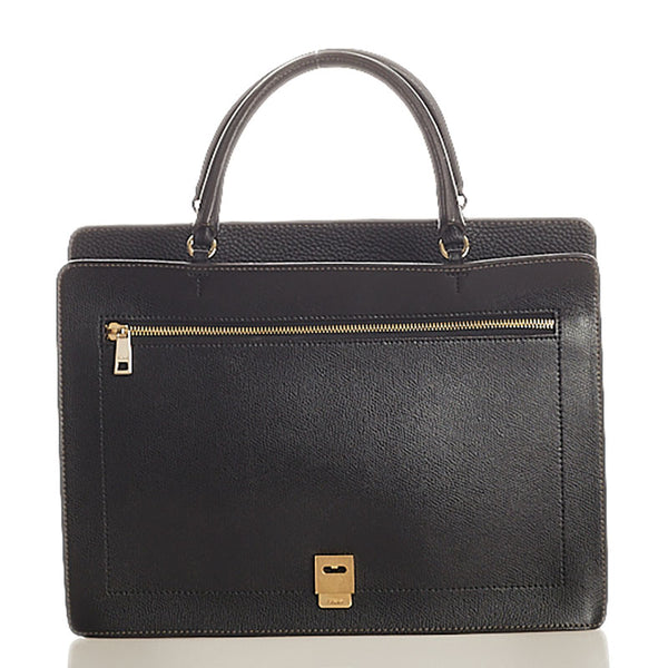 フルラ ゴールド金具 ブラック レザー ハンドバッグ ショルダーバッグ2way レディース Furla 【中古】