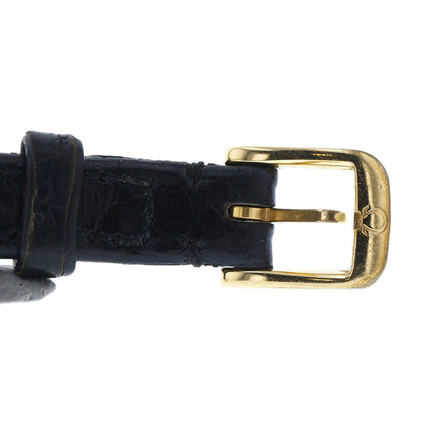 オメガ デヴィル ゴールド メッキ 腕時計 レディース OMEGA クオーツ ホワイト文字盤 【中古】