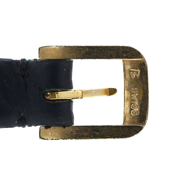 オメガ デヴィル ゴールド メッキ 腕時計 レディース OMEGA クオーツ ホワイト文字盤 【中古】