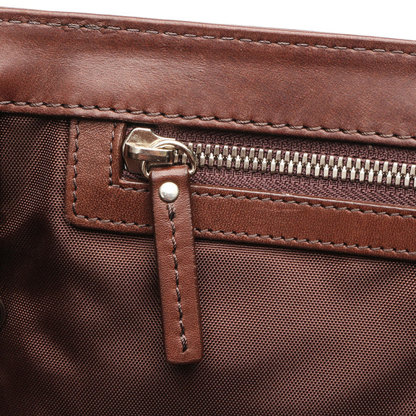 コーチ ブリーフケース ビジネスバッグ G23-5238 ブラウン レザー メンズ COACH 【中古】