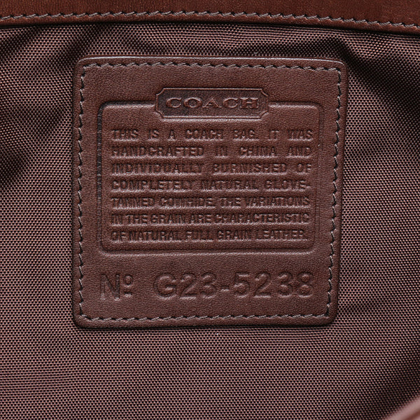 コーチ ブリーフケース ビジネスバッグ G23-5238 ブラウン レザー メンズ COACH 【中古】