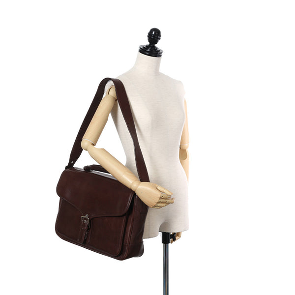 コーチ ブリーフケース ビジネスバッグ G23-5238 ブラウン レザー メンズ COACH 【中古】