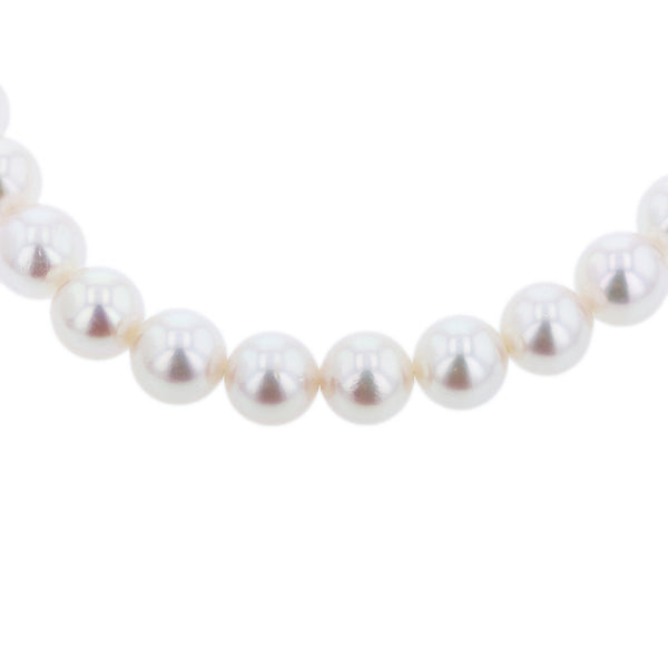 タサキ ホワイト パール アコヤパール7－7.5mm ネックレス レディース TASAKI 【中古】