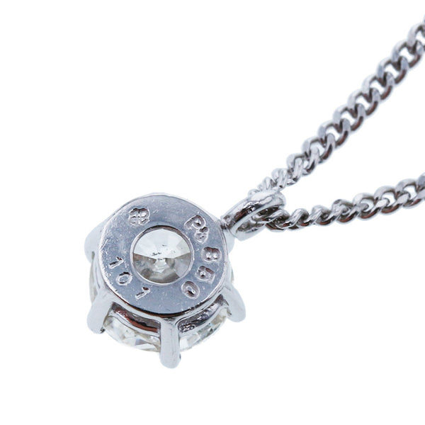 Pt850 プラチナ ダイヤ1.01ct ネックレス レディース 【中古】