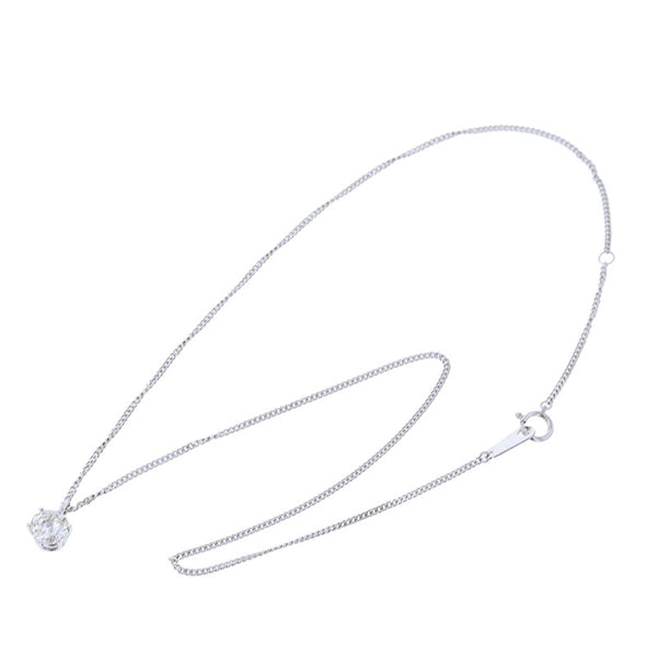 Pt850 プラチナ ダイヤ1.01ct ネックレス レディース 【中古】