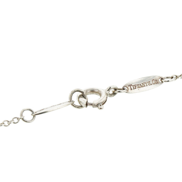 ティファニー SV925 シルバー オープンハート ネックレス レディース TIFFANY&Co. 【中古】