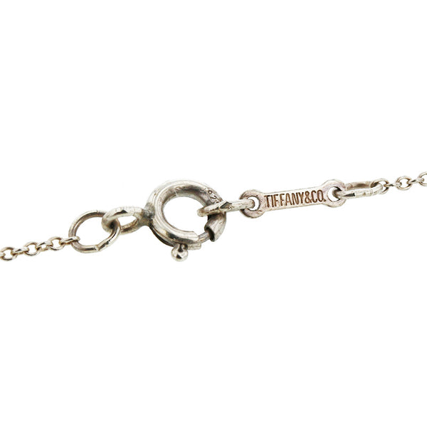 ティファニー SV925 シルバー ミニビーンズ ネックレス レディース TIFFANY&Co. 【中古】