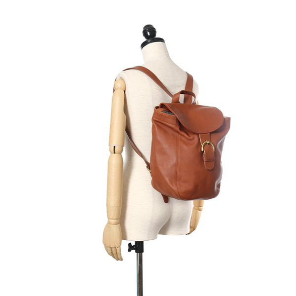 コーチ リュック デイパック 4134 ブラウン レザー レディース COACH 【中古】